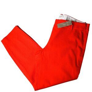 J. CREW Orange Stretch Minnie Ankle Pants - Size 8 - NWT